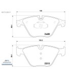 Fren Balatası - Bmw Fren Balatasi ÖN -F13 10-17 - Kod 4U.22271BW - OEM 34116850885
