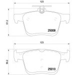 Fren Balatası - Arka-fişsiz Cjza-cxsa-clha Volkswagen Golf 7-volkswagen Caddy 4 1.2 Tsi-1.4 Tsi-1.6 Audi TDI - Kod 4U.22487VV - OEM 5Q0698451B