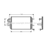 AVA Klima Radyatörü Akl-agr Volkswagen Golf 4 1.6-1.9 Audi TDI - Kod AVAAI5130 - OEM 1J0820413N