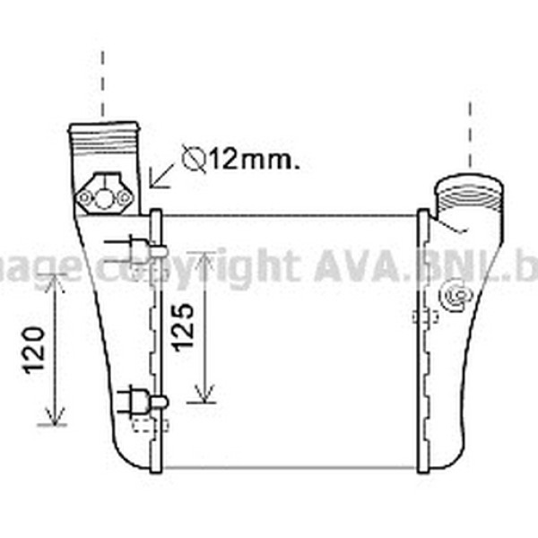 AVA Interkol Radyatörü Blb-bre A4 2.0TDİ - Kod AVAAIA4333 - OEM 8E0145805AA