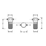 AVA Klima Tüpü Aeb-afn Volkswagen Passat 4 1.8t-1.9tdi - Kod AVAAID154 - OEM 8A0820193AB