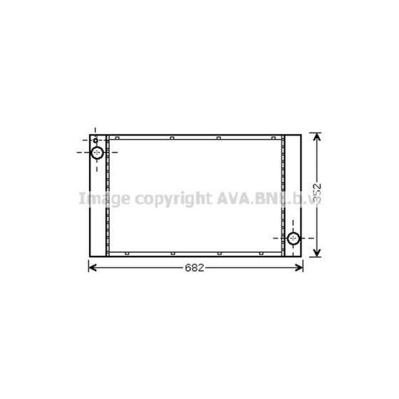 AVA SU Radyatörü Otomatik R55-56 2007 - Kod AVABW2333 - OEM 17112751275 ürün görseli