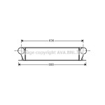 AVA Interkol Radyatörü E38-39 M47-57 - Kod AVABW4253 - OEM 17512247359