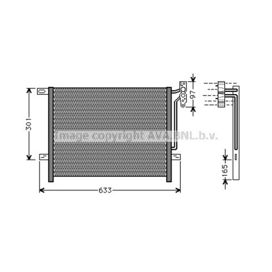AVA Klima Radyatörü E46 - Kod AVABW5203 - OEM 64538377614 ürün görseli