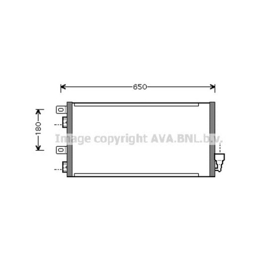 AVA Klima Radyatörü Mini - Kod AVABW5256 - OEM 64531490572 ürün görseli