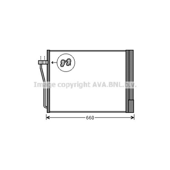 AVA Klima Radyatörü F01-02 N63 - Kod AVABW5371 - OEM 64509149390 ürün görseli