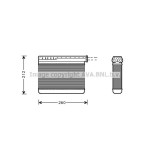 AVA Kalorifer Radyatörü Klimali E36 - Kod AVABW6166 - OEM 64111393212