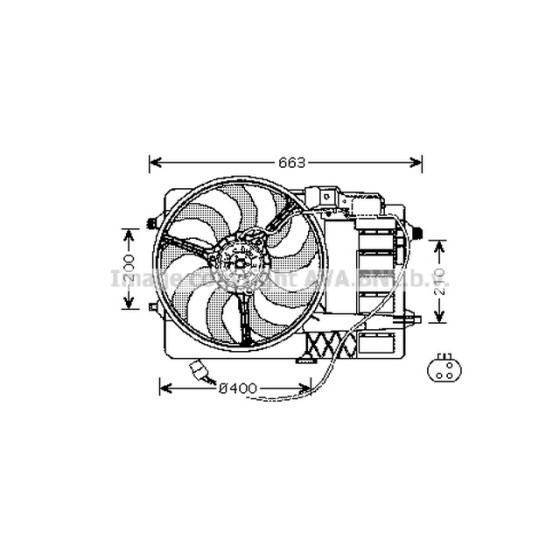 AVA Fan Davlumbazli Cooper-s-one - Kod AVABW7516 - OEM 17117541092 ürün görseli