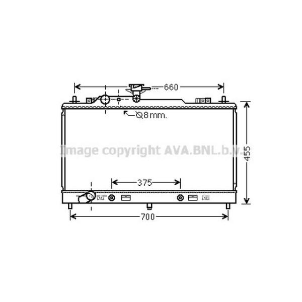 AVA SU Radyatörü Cooper S - Kod AVABWA2307 - OEM 17111475554