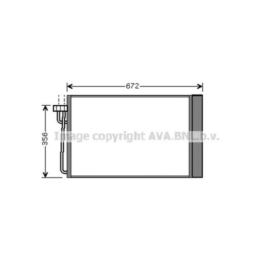AVA Klima Radyatörü E60-65 - Kod AVABWA5267 - OEM 64509122825 ürün görseli
