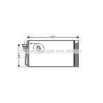 AVA Klima Radyatörü E60-65 M57-n57 - Kod AVABWA5273 - OEM 64509122827