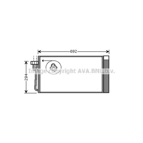 AVA Klima Radyatörü E60-65 M57-n57 - Kod AVABWA5273 - OEM 64509122827