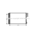 AVA Klima Radyatörü E87-90 - Kod AVABWA5295 - OEM 64539229022