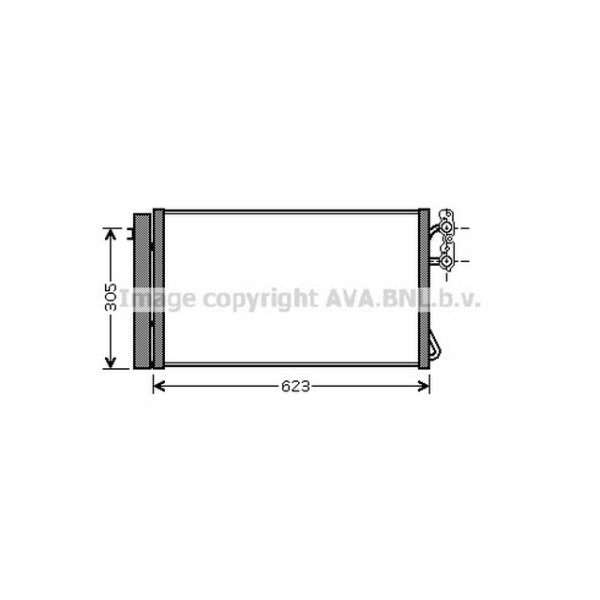 AVA Klima Radyatörü E87-90 M47n-57 - Kod AVABWA5296 - OEM 64539229021