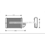 AVA Kalorifer Radyatörü E36 - Kod AVABWA6172 - OEM 64118390435