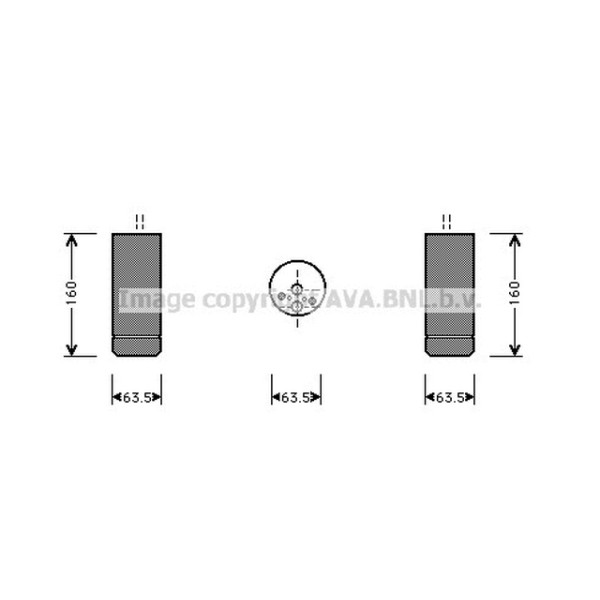 AVA Klima Tüpü - Kod AVABWD063 - OEM 64538377330