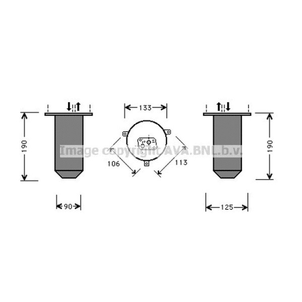 AVA Klima Tüpü E39 - Kod AVABWD218 - OEM 64538372985