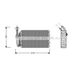 AVA Evaporatör E36 - Kod AVABWV002 - OEM 64118391356