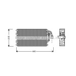 AVA Evaporatör E34 - Kod AVABWV003 - OEM 64118391277