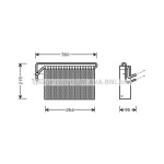 AVA Evaporatör E46-83 - Kod AVABWV024 - OEM 64119135744