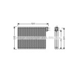 AVA Evaporatör Manuel E39-53 - Kod AVABWV339 - OEM 64118385690