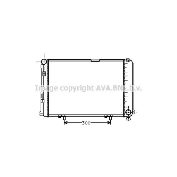 AVA SU Radyatörü Man 124 601 - Kod AVAMS2067 - OEM A1245004903