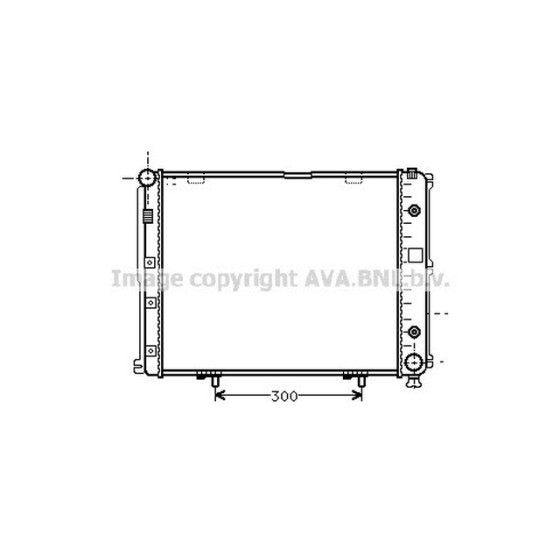 AVA SU Radyatörü Otomatik 124 601 - Kod AVAMS2164 - OEM A1245009303 ürün görseli