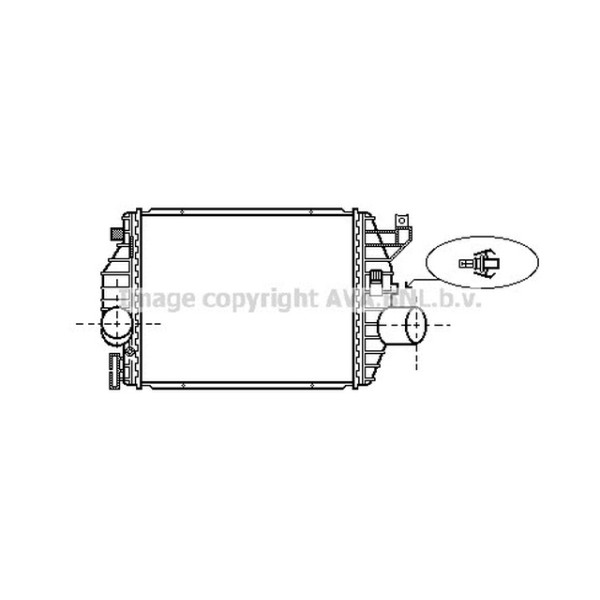 AVA Interkol Radyatörü 638 611 - Kod AVAMS4357 - OEM A6385012901