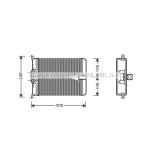 AVA Kalorifer Radyatörü 140 - Kod AVAMS6187 - OEM A1408300761