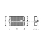 AVA Kalorifer Radyatörü - Kod AVAMSA6250 - OEM A2108300661