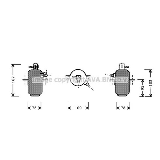 AVA Klima Tüpü 126 - Kod AVAMSD007 - OEM A1268300383 ürün görseli