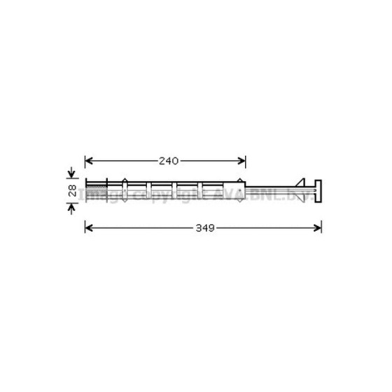 AVA Klima Tüpü 639 - Kod AVAMSD358 - OEM A6398350547 ürün görseli