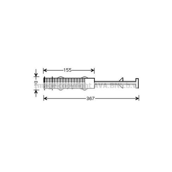 AVA Klima Tüpü 203 - Kod AVAMSD359 - OEM A2038350147 ürün görseli