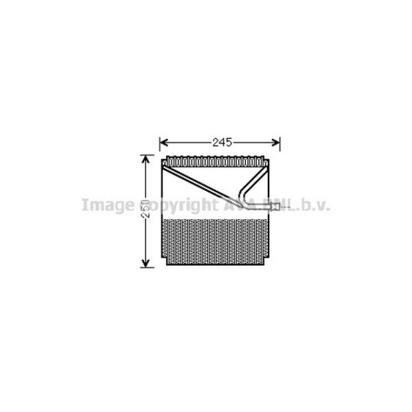 AVA Evaporatör 163 - Kod AVAMSV454 - OEM A1638300058