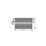 AVA Evaporatör 211 - Kod AVAMSV486 - OEM A2118300758
