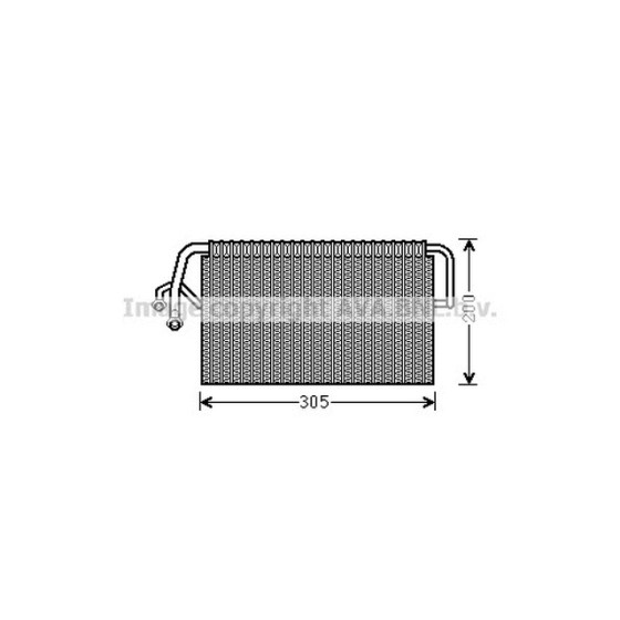 AVA Evaporatör 211 - Kod AVAMSV486 - OEM A2118300758 ürün görseli