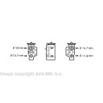 AVA Klima Valfi Blf-bjb-bkp Volkswagen Golf 5 - Volkswagen Caddy 3 - Volkswagen Passat 5 1.6-1.9 Audi Tdi-2.0 Audi TDI - Kod AVAVW1243 - OEM 1K0820679
