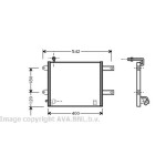 AVA Klima Radyatörü Amf Volkswagen Polo 3 1.4 Audi TDI - Kod AVAVW5177 - OEM 6E0820413