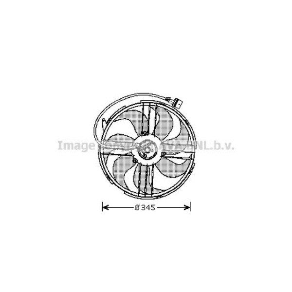 AVA Fan Amf Volkswagen Polo 3 1.4 Audi TDI - Kod AVAVW7512 - OEM 6N0959453P