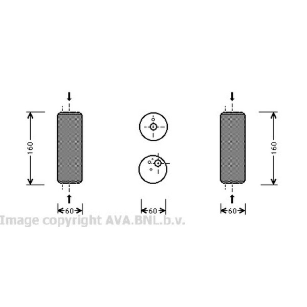 AVA Klima Tüpü Ahw Volkswagen Polo 3 1.6 16V - Kod AVAVWD021 - OEM 6X0820191A