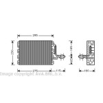 AVA Evaporatör Aee Volkswagen Polo 3 01.haz - Kod AVAVWV168 - OEM 6N1820103A