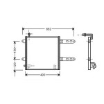 BEHR Klima Radyatörü Ahw Volkswagen Polo 3 1.4 16V - Kod BHR8FC351300161 - OEM 6X0820413A