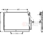 BEHR Klima Radyatörü 124 - Kod BHR8FC351301484 - OEM A1248301870