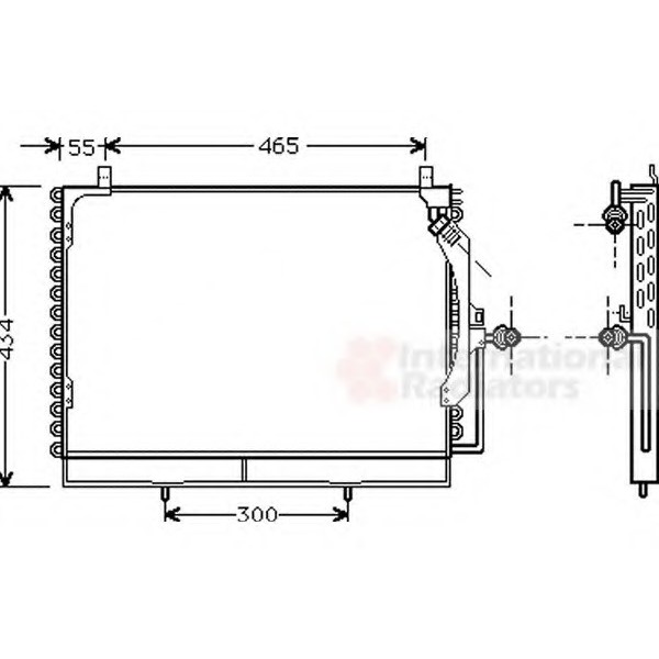 BEHR Klima Radyatörü 124 - Kod BHR8FC351301484 - OEM A1248301870