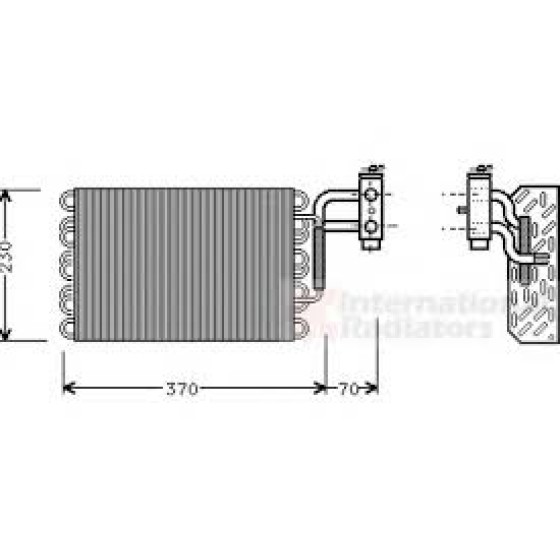 BEHR Evaporatör 124 - Kod BHR8FV351210091 - OEM A1248300758 ürün görseli