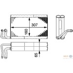 BEHR Evaporatör E60 - Kod BHR8FV351211771 - OEM 64116946043