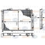 BEHR SU Radyatörü Klimali 210 111 - Kod BHR8MK376710234 - OEM A2105003003