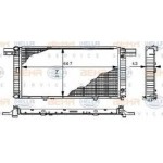 BEHR SU Radyatörü SL320 129 - Kod BHR8MK376711451 - OEM A1295000703