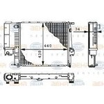 BEHR SU Radyatörü Otomatik Klimali E36 M40-50 - Kod BHR8MK376711571 - OEM 17111723528