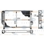 BEHR SU Radyatörü Otomatik-klimali E36 M51 - Kod BHR8MK376712191 - OEM 17112244753